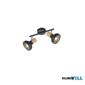   TRIO R81522032 LATIKA spotlámpa excl.2xE14 Ø10cm →35cm ↗14,5cm ↑18,5cm matt fekete