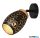 TR R81571780 BIDAR spotlámpa excl.1xE14/10W ↕17cm Ø12cm fekete/arany