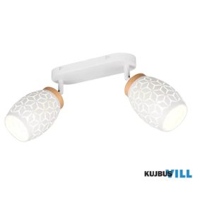   TRIO R81572031 BIDAR spotlámpa excl.2xE14/10W ↕27cm ↔28cm Ø12cm matt fehér