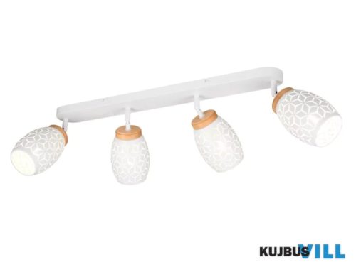 TR R81574031 BIDAR spotlámpa excl.4xE14/10W ↕27cm ↔74cm Ø12cm matt fehér