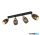 TR R81574080 BIDAR spotlámpa excl.4xE14/10W ↕27cm ↔74cm Ø12cm fekete/arany