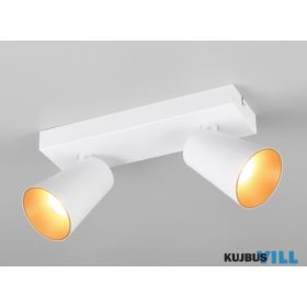   TRIO 817100231 SHARP spotlámpa excl.2xGU10 ↕16cm ↔28cm ↗8,5cm Ø8cm matt fehér