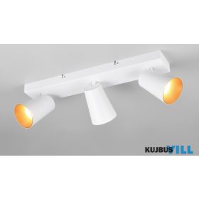   TRIO 817100331 SHARP spotlámpa excl.3xGU10 ↕16cm ↔46cm ↗8,5cm Ø8cm matt fehér