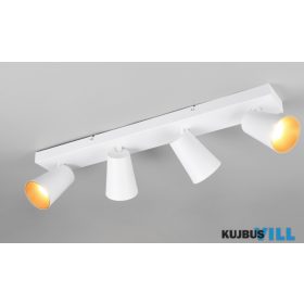   TRIO 817100431 SHARP spotlámpa excl.4xGU10 ↕16cm ↔64cm ↗8,5cm Ø8cm matt fehér