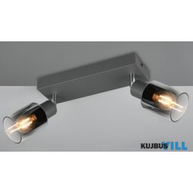   TRIO R81782042 CADIZ spotlámpa excl.2xE14 ↕17cm ↔27,5cm ↗8,5cm Ø7cm antracit