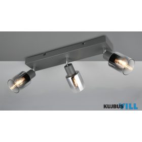   TRIO R81783042 CADIZ spotlámpa excl.3xE14 ↕17cm ↔42,5cm ↗8,5cm Ø7cm antracit