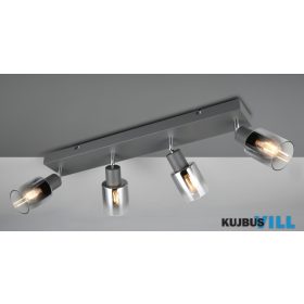   TRIO R81784042 CADIZ spotlámpa excl.4xE14 ↕15cm ↔58,5cm ↗8,5cm Ø7cm antracit
