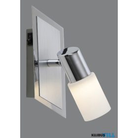   TRIO 821470105 CLAPTON spotlámpa incl.1x4,3W LED/430Lm/3000K ↕20cm ↔7cm ↗ 16cm csiszolt alumínium