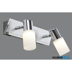   TRIO 821470205 CLAPTON spotlámpa incl.2x4,3W LED/430Lm/3000K ↕18,5cm ↔36cm ↗ 7cm csiszolt alumínium