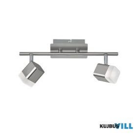   TRIO R82152107 ROUBAIX spotlámpa incl.2x3,5W LED/400Lm/3000K ↕14,5cm ↔34cm ↗ 9cm matt nikkel