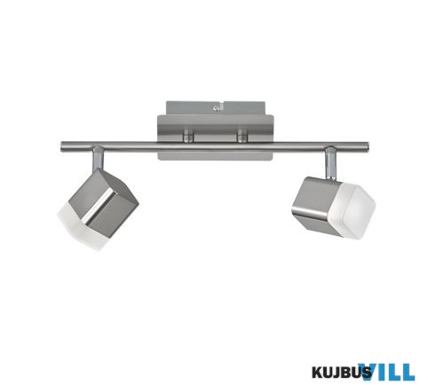 TR 82152107 ROUBAIX spotlámpa incl.2x3,5W LED/400Lm/3000K ↕14,5cm ↔34cm ↗ 9cm matt nikkel