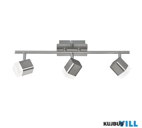 TR 82153107 ROUBAIX spotlámpa incl.3x3,5W LED/400Lm/3000K ↕14,5cm ↔48cm ↗ 9cm matt nikkel