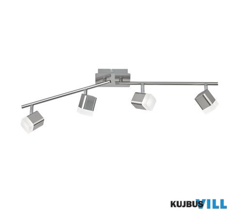 TR 82154107 ROUBAIX spotlámpa incl.4x3,5W LED/400Lm/3000K ↕14,5cm ↔78cm ↗ 9cm matt nikkel