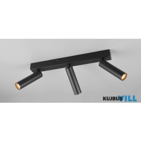   TRIO 849210332 AMBALA spotlámpa incl.3x5,5W LED/3x500Lm/2300+3000+4000K ↕17,5cm ↔44cm ↗4cm matt fekete