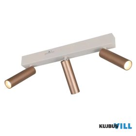   TRIO 849210365 AMBALA spotlámpa incl.3x5,5W LED/500lm/2300+3000+4000K ↕17,5cm ↔44cm ↗4cm kávébarna