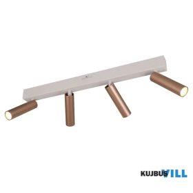   TRIO 849210465 AMBALA spotlámpa incl.4x5,5W LED/500lm/2300+3000+4000K ↕17,5cm ↔65cm ↗4cm kávébarna