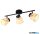 TR R86093032 LAURENT spotlámpa excl.3xE14/10W ↕17cm ↔60cm bambusz/matt fekete