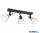 TR R86233032 JEROME spotlámpa excl.3xE27/10W ↕20,7cm ↔62cm rattan/matt fekete