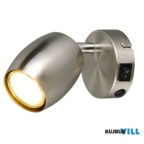   TRIO R86261707 NANCY spotlámpa excl.1xGU10 ↕14cm ↔9,5cm ↗8cm Ø7cm matt nikkel