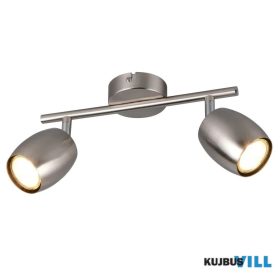   TRIO R86262007 NANCY spotlámpa excl.2xGU10 ↕15,5cm ↔27,5cm ↗8cm Ø7cm matt nikkel