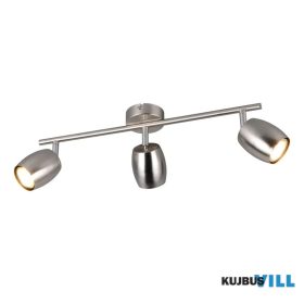   TRIO R86263007 NANCY spotlámpa excl.3xGU10 ↕15,5cm ↔47,5cm ↗8cm Ø7cm matt nikkel