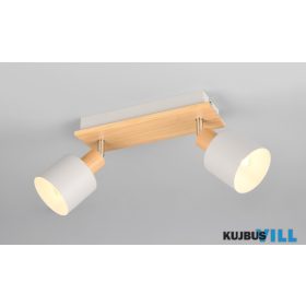   TRIO 862700276 SHANTI spotlámpa excl.2xE14 ↕19,5cm ↔28cm ↗9,5cm Ø9cm szürke