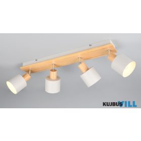   TRIO 862700476 SHANTI spotlámpa excl.4xE14 ↕19,5cm ↔58cm ↗9,5cm Ø9cm szürke