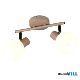   TRIO R86372043 BOBA spotlámpa excl.2xE14 ↕18,5cm ↔25cm ↗10cm Ø10cm bézs