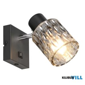   TRIO R86421732 JACK spotlámpa excl.1xE27 ↕16cm ↔10cm Ø9cm ↗18,5cm matt fekete