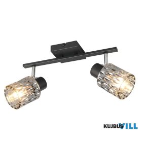   TRIO R86422032 JACK spotlámpa excl.2xE27 ↕21cm ↔37cm ↗16cm matt fekete