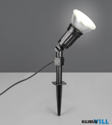 TR R86466102 CACERES kültéri leszúrható spotlámpa incl.1xE27/15W LED/1500lm/4000K ↕51cm Ø12,5cm IP44 fekete
