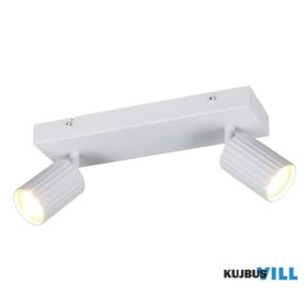   TRIO 867700231 SOKA spotlámpa excl.2xGU10 ↕14,5cm ↔30cm ↗9cm matt fehér