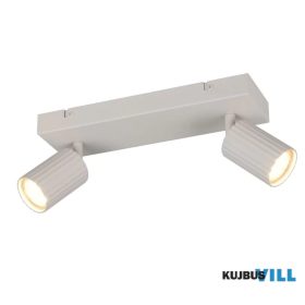   TRIO 867700276 SOKA spotlámpa excl.2xGU10 ↕14,5cm ↔30cm ↗9cm szürke