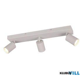   TRIO 867700376 SOKA spotlámpa excl.3xGU10 ↕14,5cm ↔50cm ↗9cm szürke