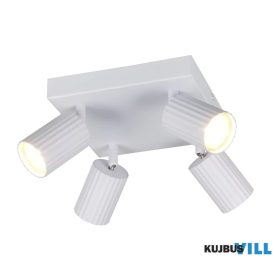   TRIO 867730431 SOKA spotlámpa excl.4xGU10 ↕14,5cm ↔20cm ↗20cm matt fehér