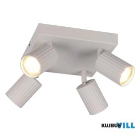   TRIO 867730476 SOKA spotlámpa excl.4xGU10 ↕14,5cm ↔20cm ↗20cm szürke