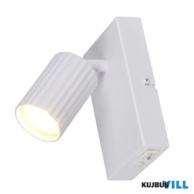   TRIO 867770131 SOKA spotlámpa excl.1xGU10 ↕15cm ↔9cm ↗14,5cm matt fehér