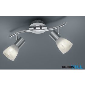   TRIO 871010207 LEVISTO spotlámpa incl.2x4,9W E14/470Lm/3000K ↕19cm ↔33cm ↗ 10cm matt nikkel