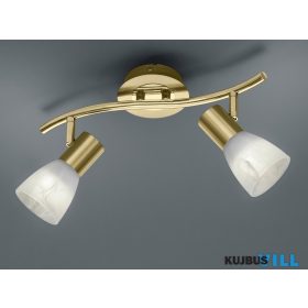   TRIO 871010208 LEVISTO spotlámpa incl.2x4,9W E14/470Lm/3000K ↕19cm ↔33cm ↗ 10cm matt réz