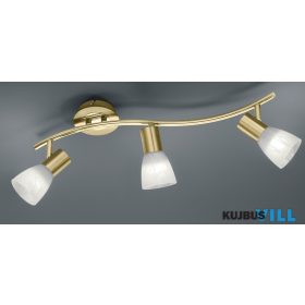   TRIO 871010308 LEVISTO spotlámpa incl.3x4,9W E14/470Lm/3000K ↕19cm ↔55cm ↗ 10cm matt réz