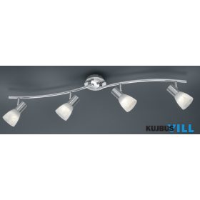   TRIO 871010407 LEVISTO spotlámpa incl.4x4,9W E14/470Lm/3000K ↕19cm ↔88cm ↗ 11cm matt nikkel