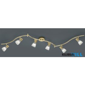   TRIO 871010608 LEVISTO spotlámpa incl.6x4,9W E14/470Lm/3000K ↕21cm ↔180cm ↗ 11cm matt réz