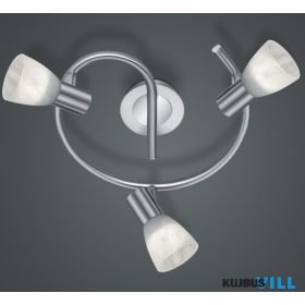   TRIO 871090307 LEVISTO spotlámpa incl.3x4,9W E14/470Lm/3000K ↕21cm Ø30cm matt nikkel