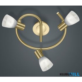   TRIO 871090308 LEVISTO spotlámpa incl.3x4,9W E14/470Lm/3000K ↕21cm Ø30cm matt réz