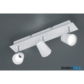   TRIO 873110331 NARCOS spotlámpa incl.3x6,5W LED/650Lm/3000K ↕16cm ↔45cm ↗ 7,5cm matt fehér
