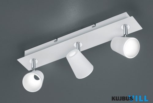 TR 873110331 NARCOS spotlámpa incl.3x6,5W LED/650Lm/3000K ↕16cm ↔45cm ↗ 7,5cm matt fehér