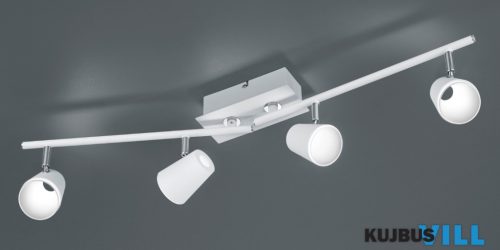 TR 873110431 NARCOS spotlámpa incl.4x6,5W LED/650Lm/3000K ↕20cm ↔81,5cm ↗ 8cm matt fehér