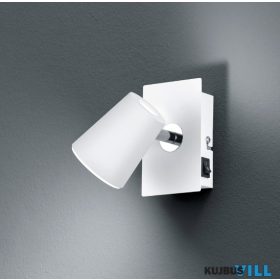   TRIO 873170131 NARCOS spotlámpa incl.1x6,5W LED/650Lm/3000K ↕12cm ↔7,5cm ↗ 16cm matt fehér