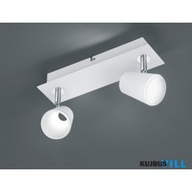   TRIO 873170231 NARCOS spotlámpa incl.2x6,5W LED/650Lm/3000K ↕9,5cm ↔28,5cm ↗ 16cm matt fehér
