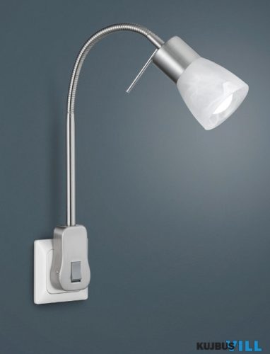 TR 891010107 LEVISTO spotlámpa E14/9W LED/470lm/3000K ↕40cm ↔7,4cm matt nikkel
